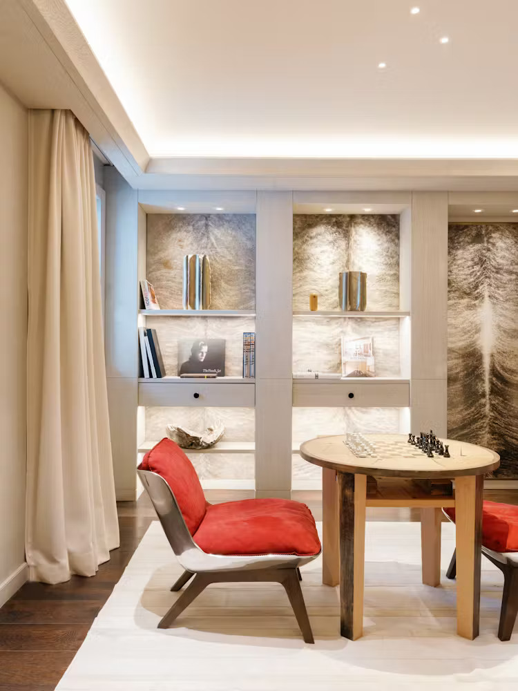 Cheval Blanc Courchevel luxury alpine hotel in the French Alps with ski-in ski-out setting and refined mountain architecture