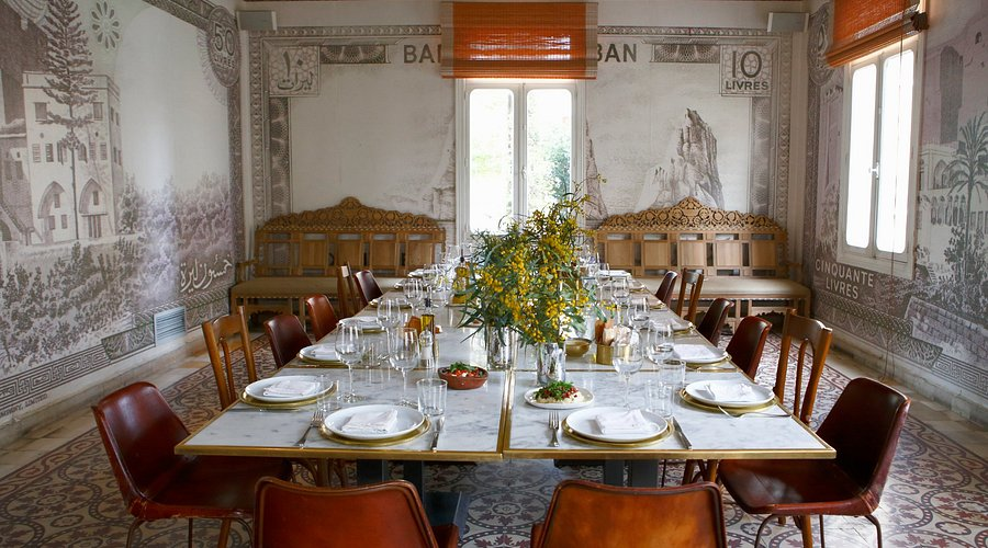 Liza Beirut restaurant with historic Ottoman-era interior and refined Lebanese dining atmosphere