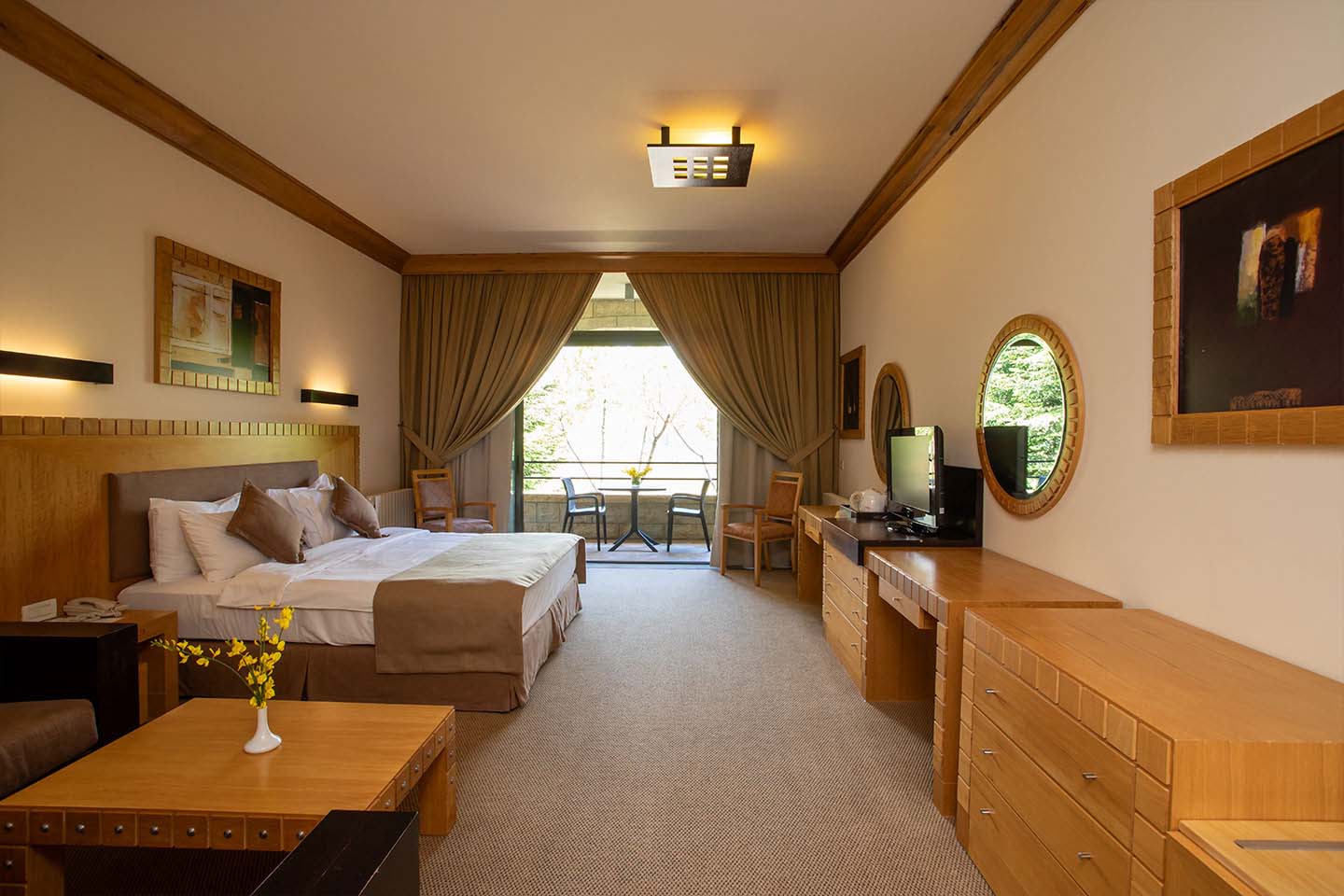 Terre Brune hotel in Mzaar with alpine setting, mountain views, and winter resort atmosphere